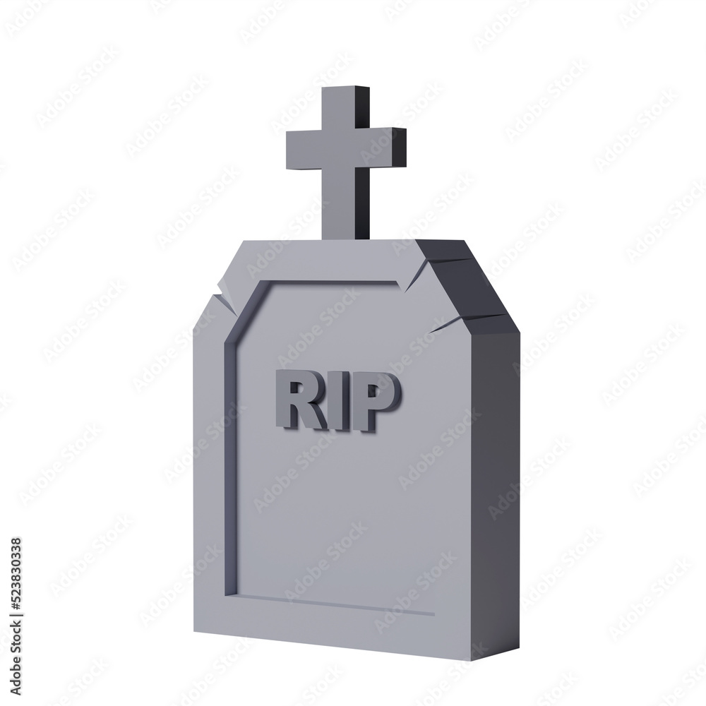 Fototapeta premium 3d illustration Halloween elements