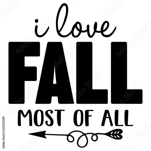 I love fall most of all