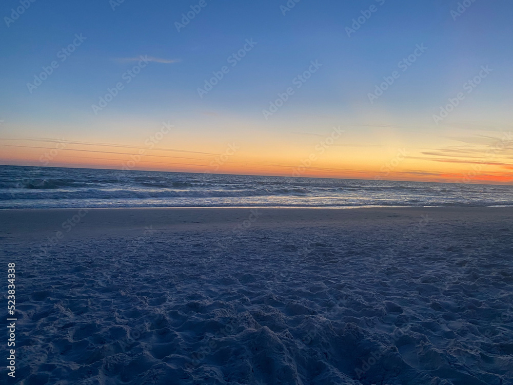 Fototapeta premium PCB beaches at sunset