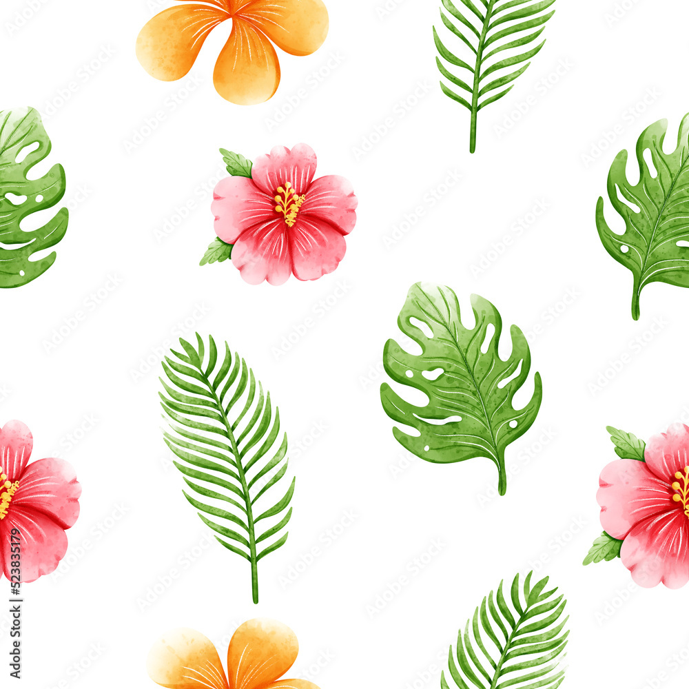 summer flamingo seamless background summer flamingo seamless background