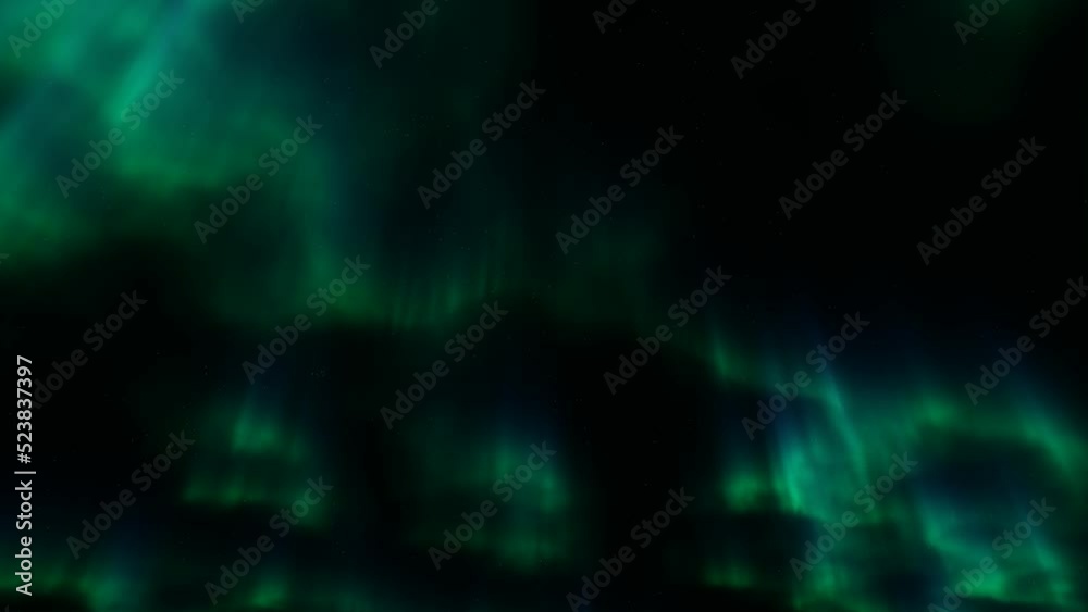 Beautiful green and red aurora dancing over the hills. Beautiful green and red aurora dancing over the hills.