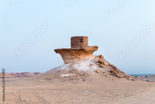 Mystery Village at Zekreet in the desert, Qatar photo