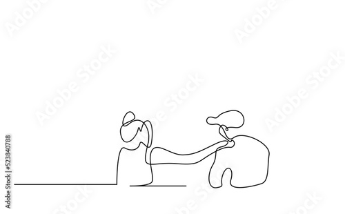 a woman is depressed patient supports a depressed person giving morale