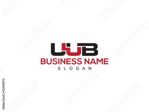 Premium UUB Logo Icon Vector, Creative uub Logo Letter Design With Colorful Three Letter For Any Type Of Business