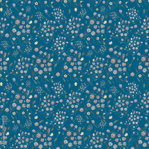 seamless pattern with flowers