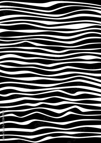 Black and white pattern. Abstract design 