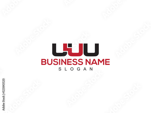 Premium UUU Logo Icon Vector, Creative uuu Logo Letter Design photo