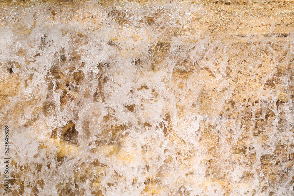 Water close-up. waterfall on a sunny day. background, there is a place to record. Water close-up. waterfall on a sunny day. background, there is a place to record.