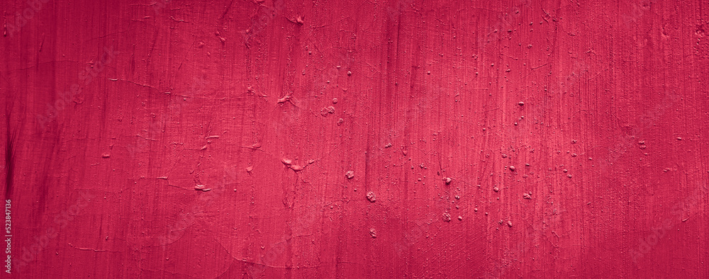 red abstract painted concrete wall texture background