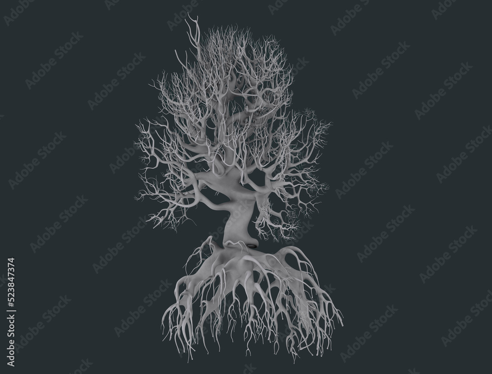 Obraz premium tree with roots