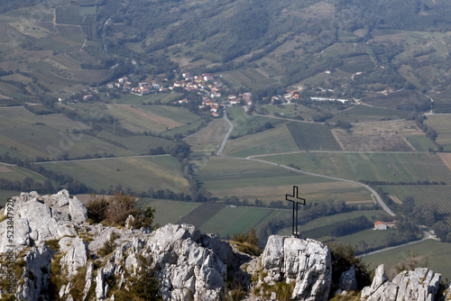 Gradiska Tura Climbing Destination Landscape in Slovenia photo