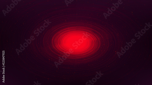 Dark Red Spiral Black hole on Galaxy background with Milky Way spiral,Universe and starry concept design,vector