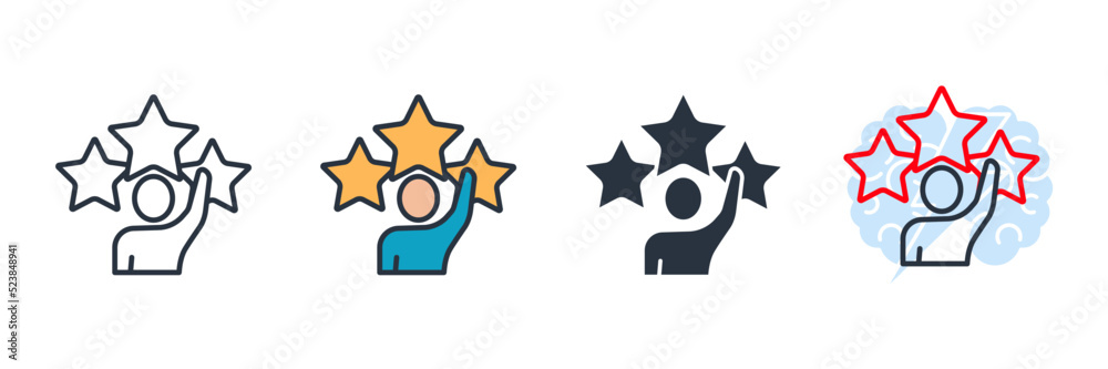 Motivate icon logo vector illustration. motivation symbol template for graphic and web design collection Motivate icon logo vector illustration. motivation symbol template for graphic and web design collection
