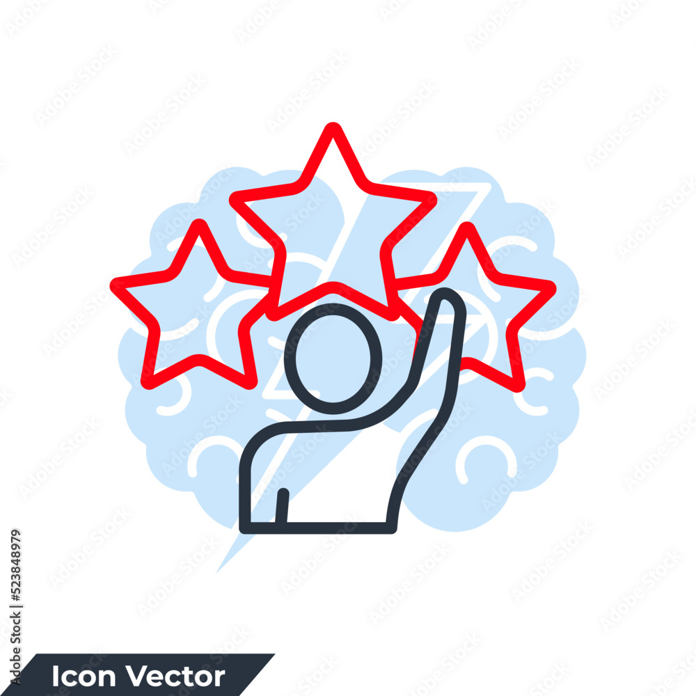 Motivate icon logo vector illustration. motivation symbol template for graphic and web design collection Motivate icon logo vector illustration. motivation symbol template for graphic and web design collection