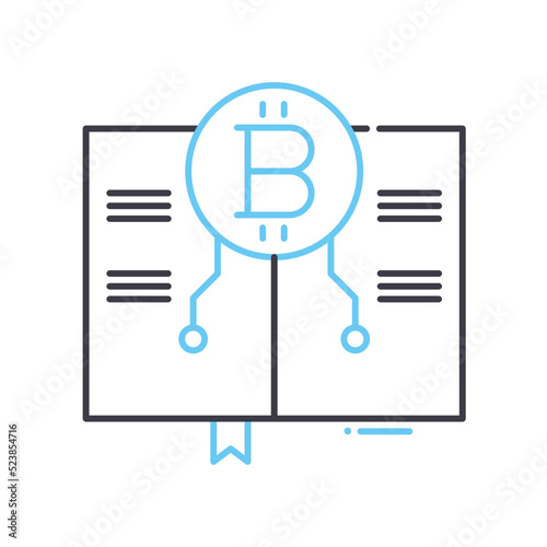 token line icon, outline symbol, vector illustration, concept sign