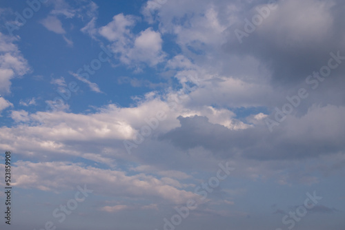 Fototapeta Naklejka Na Ścianę i Meble -  blue sky white clouds background