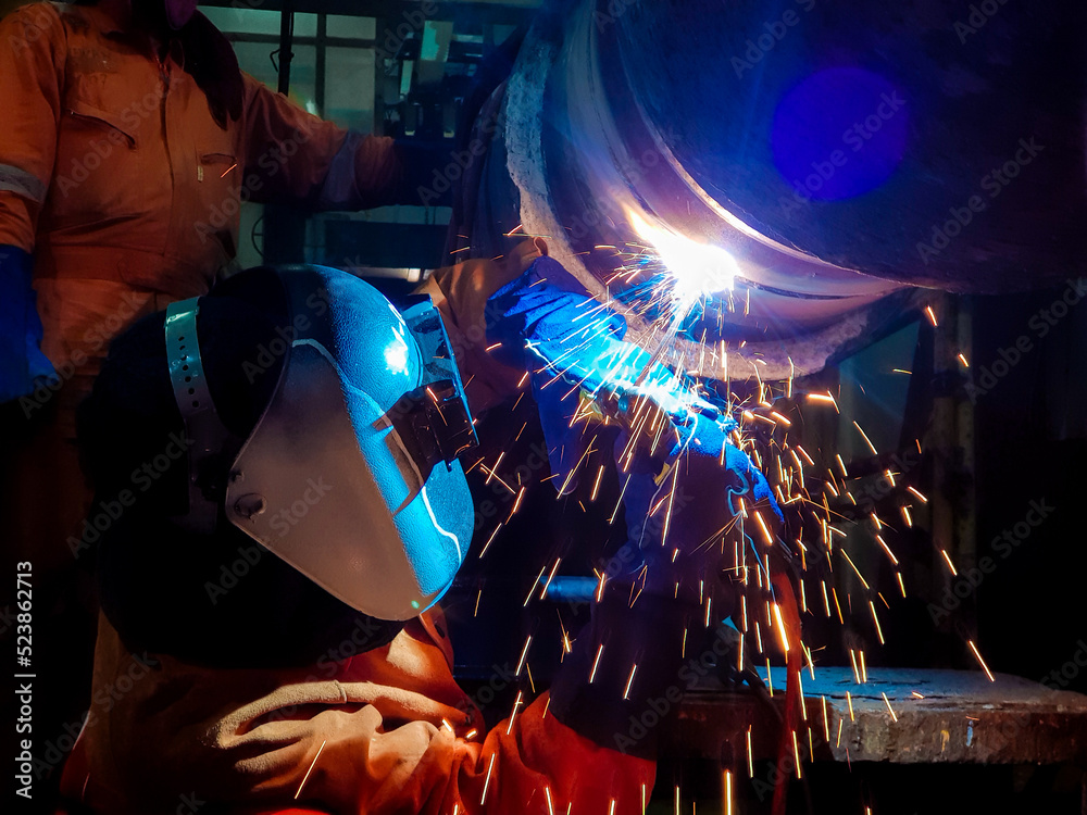 © Jaja - welder welding steel © Jaja - welder welding steel
