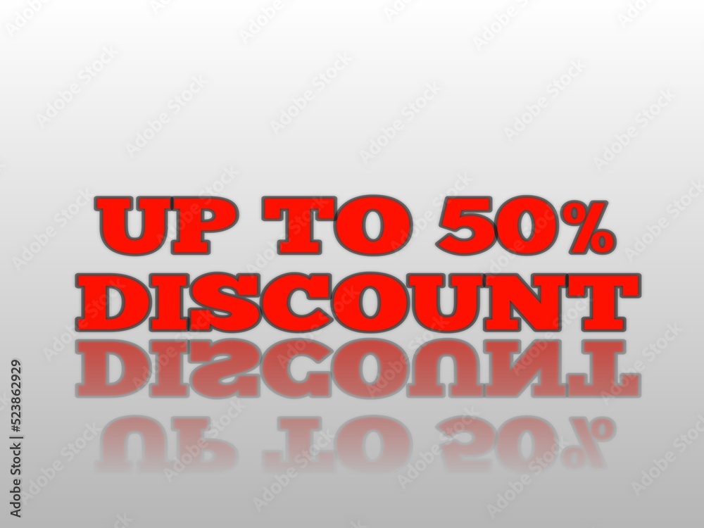 Obraz premium Up to percentage of sale.discount offer exhibition special offer symbol tag badge illustration.perpect design for shop and sale banners