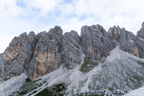 Via Ferrata Ivano Dibona, Dolomites Alps, Italy 
