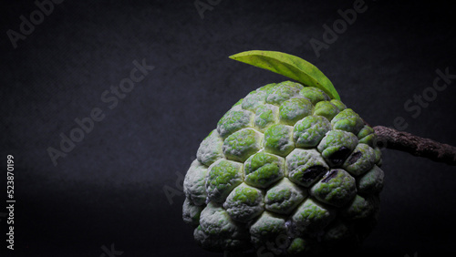 Annona squamosa or also called sugar apple or 