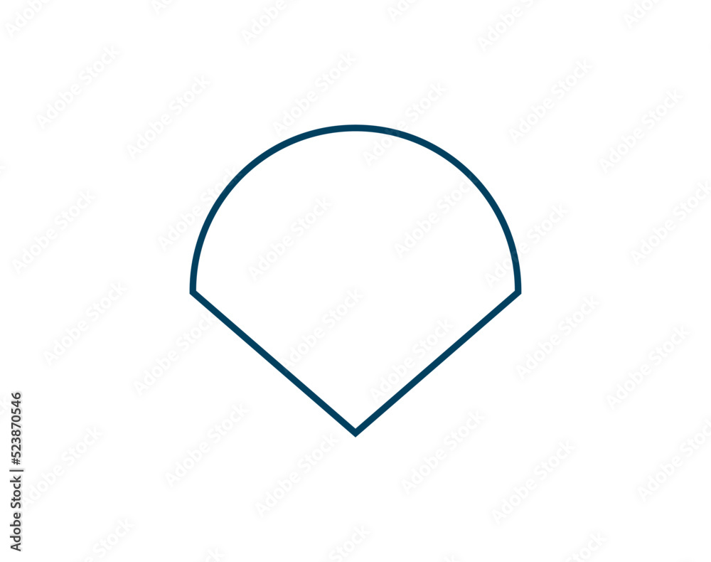 Baseball Home Plate Vector Icon. Vector Template Design. Silhouette. Playing. Home base. Sport. Baseball Diamond Baseball Home Plate Vector Icon. Vector Template Design. Silhouette. Playing. Home base. Sport. Baseball Diamond