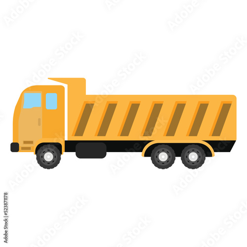 Delivery truck van isolated on ehite backround for your brend.
