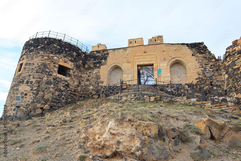 Nevshehirskaya Fortress Kayasehir in Nevsehir city, Cappadocia, Turkey	