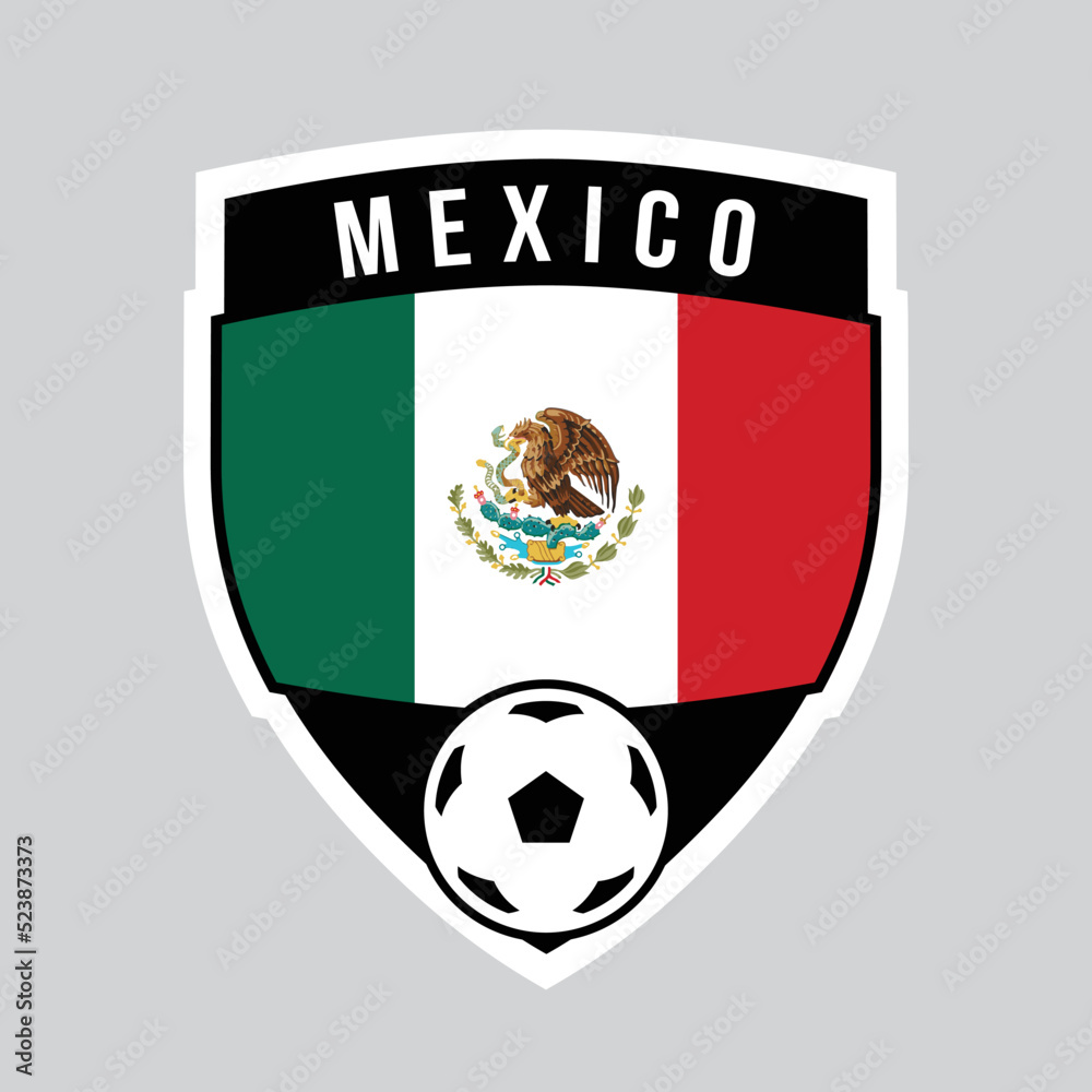 Mexico Shield Team Badge for Football Tournament