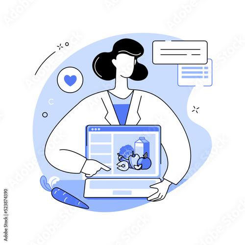 Healthy cooking isolated cartoon vector illustrations.