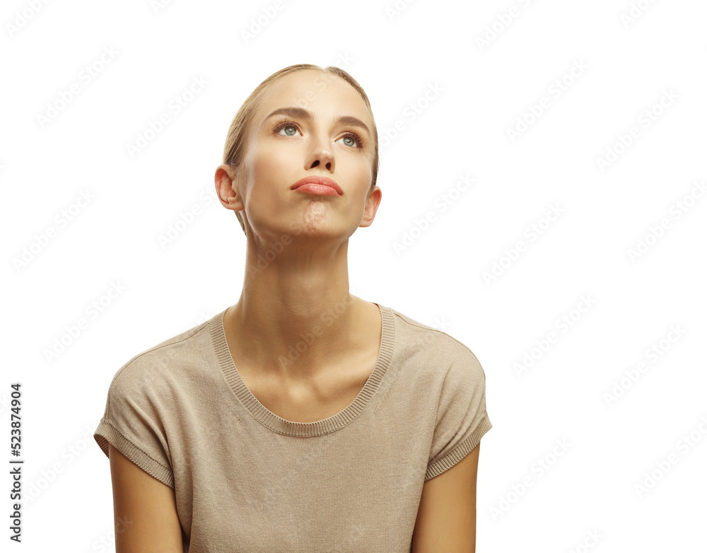 Sad young woman Sad young woman