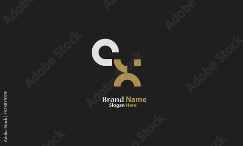 Alphabet letters Initials Monogram logo AX, XA, A and X