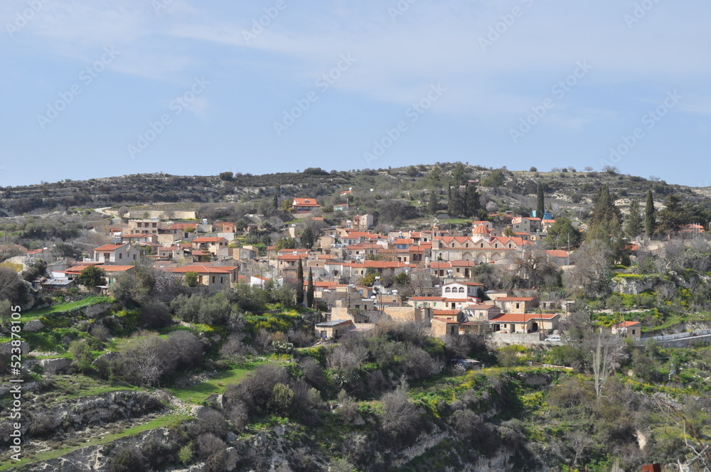 The beautiful village of Vasa Koilaniou in the province of Limassol, in Cyprus
