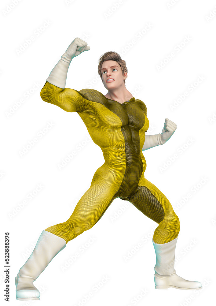 super power hero cartoon doing a super pose super power hero cartoon doing a super pose