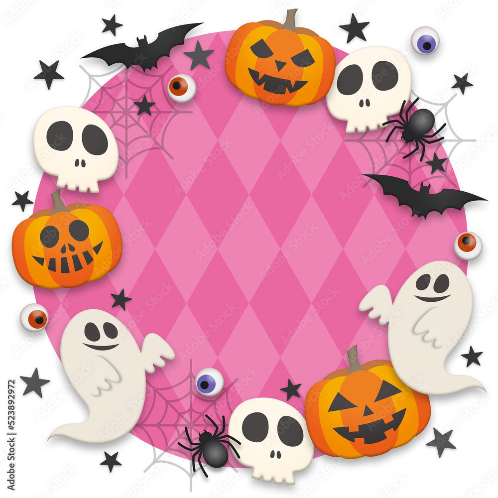 Fototapeta premium ハロウィンの背景、png素材、蜘蛛の巣と影が半透明。