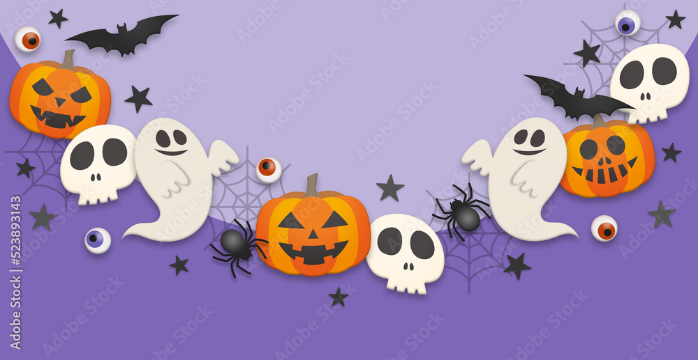 ハロウィンの背景