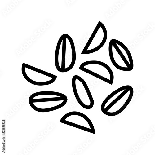 potato wedges line icon vector illustration