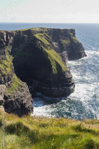Beautiful Cliffs of Moher in County Clare, Ireland - Aillte an Mhothair in irish photo