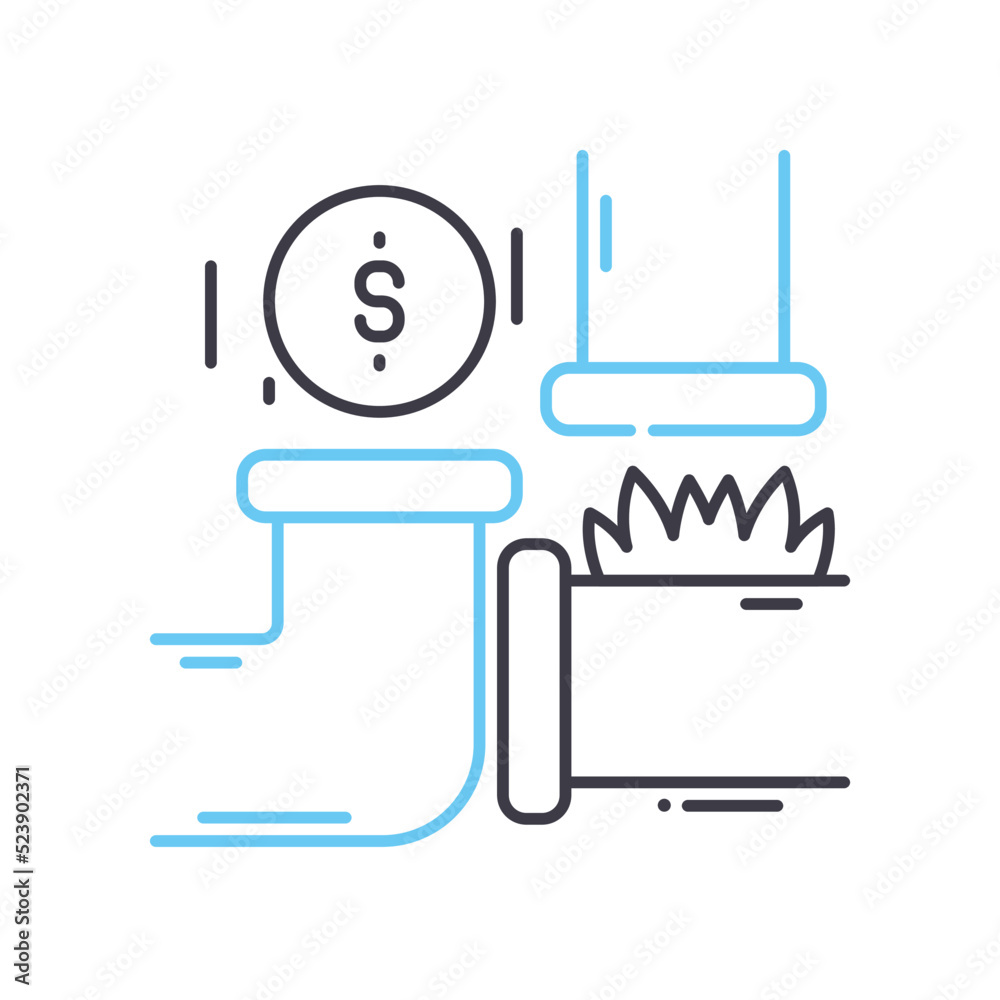 pipe puzzle line icon, outline symbol, vector illustration, concept sign pipe puzzle line icon, outline symbol, vector illustration, concept sign