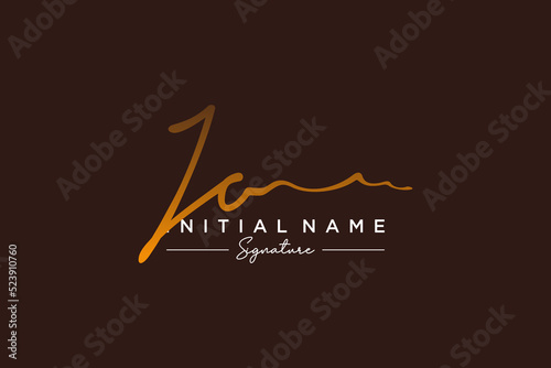 Initial JO signature logo template vector. Hand drawn Calligraphy lettering Vector illustration.