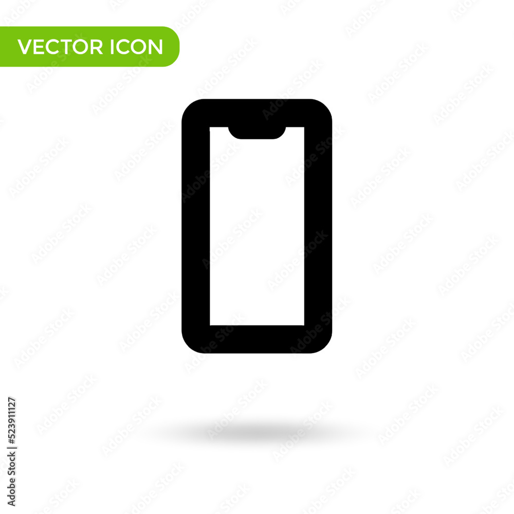 phone icon. minimal and creative icon isolated on white background. vector illustration symbol mark phone icon. minimal and creative icon isolated on white background. vector illustration symbol mark