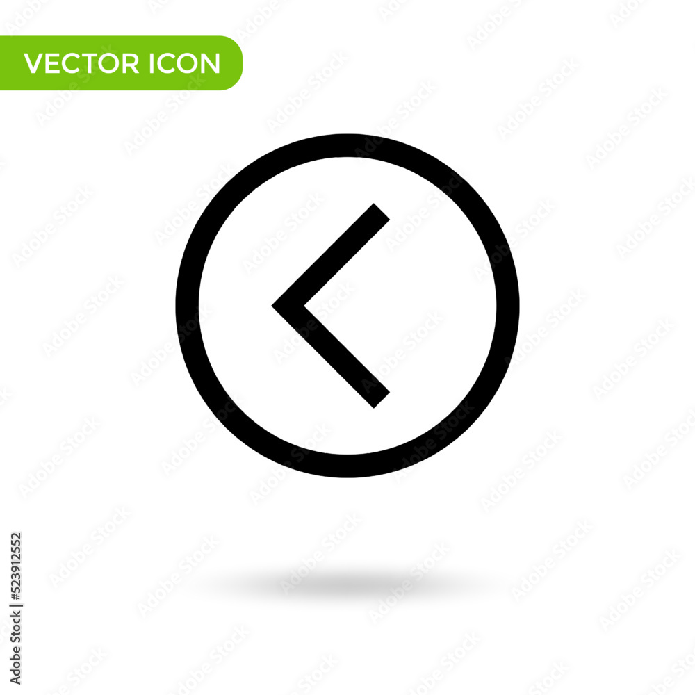 arrow side icon. minimal and creative icon isolated on white background. vector illustration symbol mark arrow side icon. minimal and creative icon isolated on white background. vector illustration symbol mark