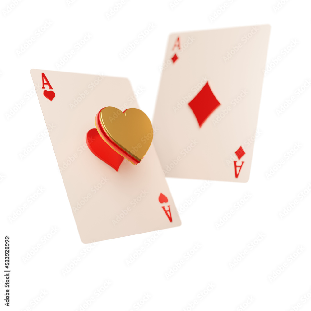 3D Playing Card Element
