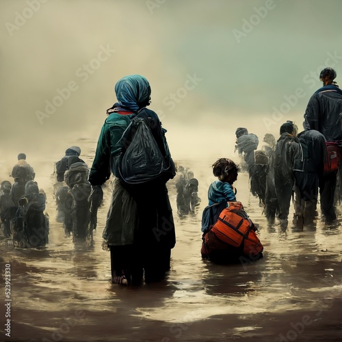 Refugee and Refugees are people who have fled war, violence, conflict or persecution and have crossed an international border to find safety in another country