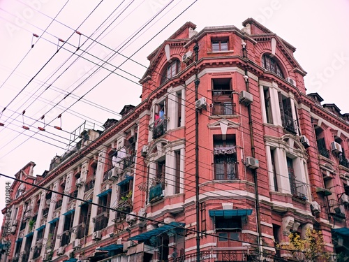 Photography old house at last century