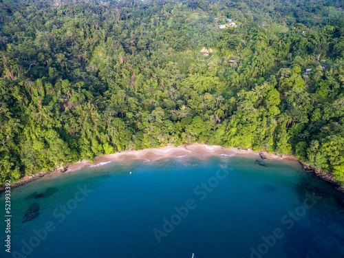 Pirates Bay Beach within UNESCO North-East Tobago Man and the Biosphere Reserve, Trinidad and Tobago