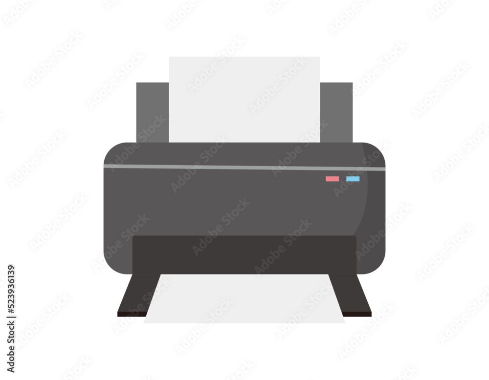 インクジェットプリンター アイコン ベクターイラスト インクジェットプリンター アイコン ベクターイラスト