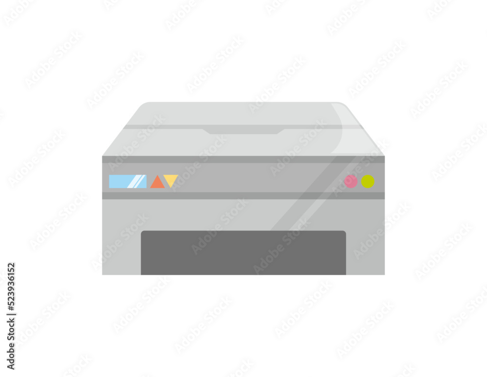 インクジェットプリンター アイコン ベクターイラスト インクジェットプリンター アイコン ベクターイラスト