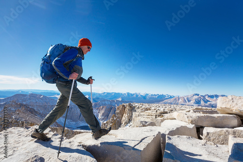 Climb on Whitney