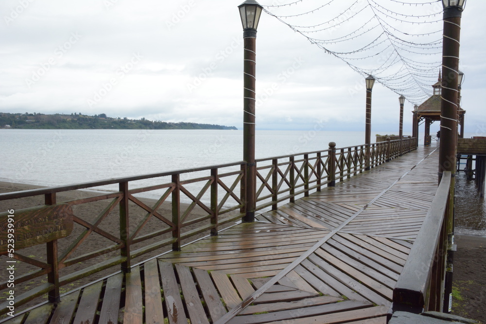 Naklejka premium Villarrica Chile sur