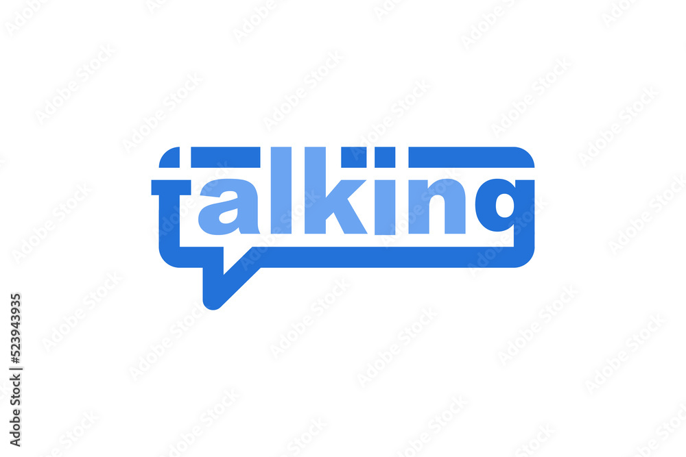 Talking lettering. Transparent background. Illustration Talking lettering. Transparent background. Illustration